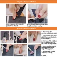 Bango press na noktima crveno kratki, sjajni meki gel lažni nokti za žene djevojke fit prirodne za višekratnu upotrebu, lažni nokti sa dizajnerskim ljepilom Art Kit, m # 001