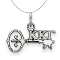 Sterling Silver Kappa Kappa Gamma XS Privjesak ogrlica