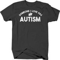 Ljubav ima autizam zagonetna svijest Fleece majica za muškarce 2xl tamno siva