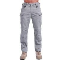 Awdenio hlače za muškarce čišćenje muške čvrste boje multi-džepa opterećene kombinezone na otvorenom casual pantalone pantalone