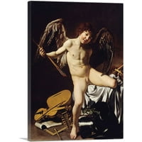 Kupid kao Victor Platno Art Print Caravaggio - Veličina: 26 18