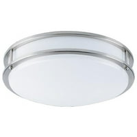 Xtricity - okrugla stropna svjetlost s integriranim LED-ovima, prečnik, 15W, iz kolekcije Milano, srebro