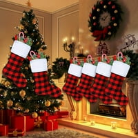 Božićne čarape, božićne čarape velike veličine za dekor božićnih ukrasa