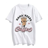 Smiješna mama treba kafu slatka kafu ljubavnicu majica majica
