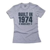 Ugrađen - Savršen rođendanski poklon - Vintage ženska pamučna majica