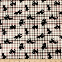 Dalmatinci štene plene crvenu tkaninu od dvorišta