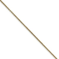 14k žuto zlato Filigranski egipatski nefertiti Profil ogrlica