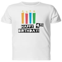 Sretan 4. rođendan majica Muškarci -Mage by Shutterstock, muški 3x-veliki