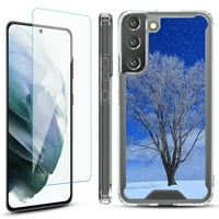 TOCKONFOFOFT BUMPER Telefon za telefon Samsung Galaxy S22 + S Plus 5G, sa zaštitnim zaslonom od kaljenog