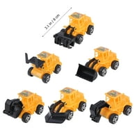 Mini građevinski kamion Inženjering igračke za vozila Obrazovni kamion Model Toys Torta Tooper Dekoracija