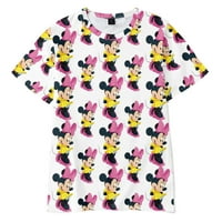 Mickey & Friends - Grafička majica Mickey MouseFunny kratki rukav i mladi, Mickey Mouse casual top