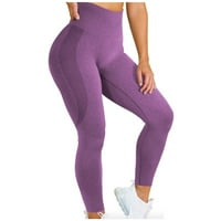 Ležerne prilike ženske nožne hlače Bešicalne pahuljice u boji žacke džakarne bešavne joge hlače fitnes