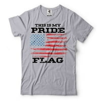 Muška patriotska majica Ovo je moja majica za zastavu u SAD-u zastava u SAD-u američkim darovima