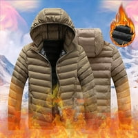 FESFESFES Muška modna jakna za grijanje i zimsko šivanje topla kapuljača kapuljača pamučna odjeća prodaja