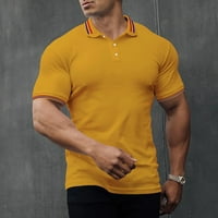 Nečujni polos za muškarce visoke muške polo majice kratkih rukava u klasičnom fit za ljeto