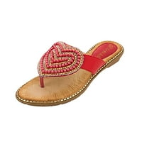 Ženske dame modne casual čvrste platforme otvorenih noktiju Sandale cipele za plažu crna 6.10011