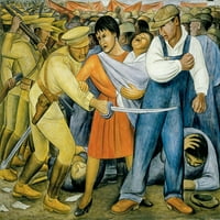 Emiliano Zapata Diego Rivera Mural - Platno ili štamparska zidna umjetnost