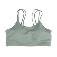 Ženske konzerve za usvajanje Tors Solid Color Slim T-majice Vest vešalice bez rukava ljetna odjeća yoga