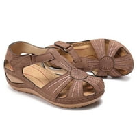 Mchoice Slip-na gladijatorskim sandalama za žene - ASUAL Ljeto izdubljeno sandale za vintage kline s