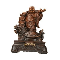 Sjedeće bude Kip, Buda Skulptura Statue Feng Shui Kineska buda, smijeh Buda Figurica za vrtni uredski