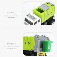 Kamion za smeće, upravljanje otpadom Reciklaža kamiona sa kantima za smeće, svjetla i zvukovi, obrazovne
