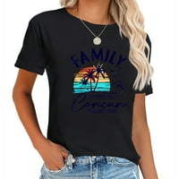 Plaža za odmor u Cancunu Meksiko Uklapajte majicu porodične grupe