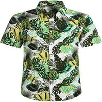 Muška majica Havaii odijela modno otisnuto dugme Down majica kratkih rukava + plaža