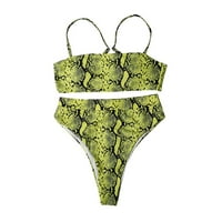 Rollbacks ženski bikini kupaći kostimir serpentin Leopard Polka Print Beachwarwward Triangle kupaći