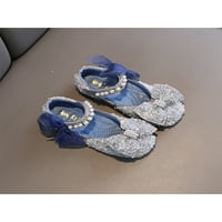 WAZSHOP Girl Haljina cipele Udobne cipele Angleski remen Mary Jane Sandals Antiklizni lukknot Princess