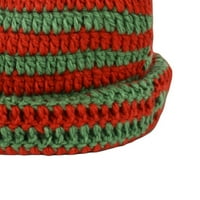 Sunitorske žene Zimske mačke uši šešire mekano Slouchy prugasti pleteni palijski šešir Trendi tople