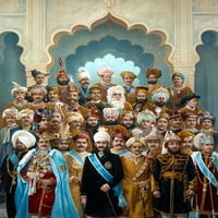 Indija: Maharajas, C1900. Portret od četrdeset maharajas i Rajas Indije, od strane nepoznatog umjetnika,