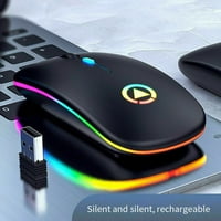 Bežični miš, punjivi miš 2.4GHz prijenosni optički uredski miš, miš za Macbook Air, Macbook Pro, MAC,
