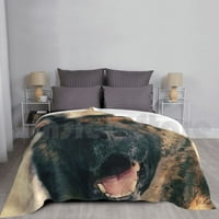 Njemački ovčar pokrivač pokrivača gsd ljubitelj životinje Flannel bacaje posteljinu kauč personalizirani