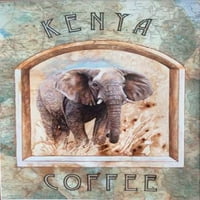 Kenijski poster za kafu Ispis od p.s. Art Studios