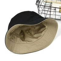 Kašika šešir za sunčanje Reverzibilni dizajn Pamuk solidna boja Solid Bool Bool Hat za vanjski
