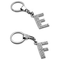 Moderan abeceda Tassel Charm Key prsten za ključeve Privjesak za auto privjesak A-Z