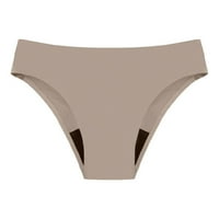 Qcmgmg bikini gaćice Niski uspon provaljivanje bikini Bonin menstruacija, čvrsti ženski donji rub Khaki
