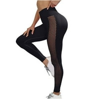 TDOQOT Work Lowgings za žene - Slim Fit Stretch Butt Lifting High Rite Gym Yoga Gambers Black