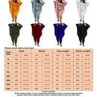 GLONME Women Jogger set dugih rukava sa dnevnim boravkom sa sobom čvrste boje dva odjeća za fitness