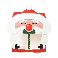TISSOOSOOS set Candy Carton Sigurne trajne božićne grickalice Kontejner za uređenje odmora