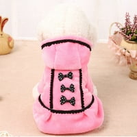 IOPQO PET Vest luk za pse kaput jakna za kućne ljubimce odjeća zimska odjeća štenad ružičasta xs