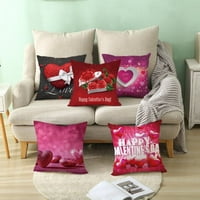 Cheers.us Sweet Heart jastuk pokriva kućni dekor bacač jastučni jastuk CASSION Cover 18 18 Valentines