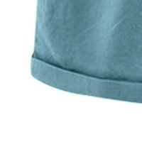 Binmer ženske kratke hlače Ljeto Čvrsto pet bodova velike veličine pamučne posteljine hlače casual hlače šorc