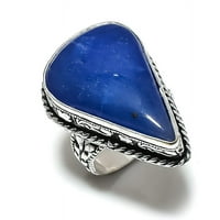 Lapis lazuli draguljarski ručni sterling srebrni poklon nakit veličine 7
