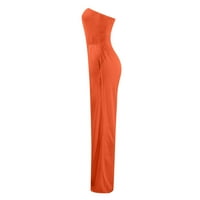 AirPow on Clearsance Women Hlače Žene modni ljetni čvrsti bandaget Elastični džep struika Ležerne pantalone