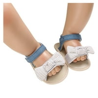Obuća za bebe Djevojke prugaste posude sandale meke neklizajuće gumene jedinice cipele za hodanje Chmara
