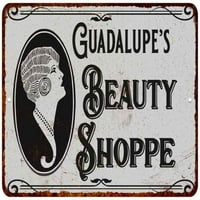Guadalupe's Beauty Shoppe Chic Sign Vintage Dekor Metalni znak 108120021307