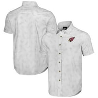 Muška kolekcija NFL Darius Rucker Fantics White Arizona Cardinals tkani majica s kratkim rukavima