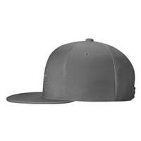 Cepten muški i ženski hip hop ulični stil sa mrtvim južnoj bend logotipom podesivim bejzbolom ravne šešir sive boje