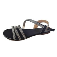 Ljetne dame Ljetne cipele ravne dno rimske casual ženske ravne plaže Ljeto Želju protiv klizanja prozračna sandalovna flopa